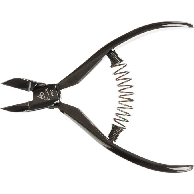 Кусачки для ногтей DEWAL 20 мм, черные глянцевые PN20-80017